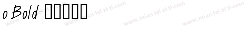 o Bold字体转换